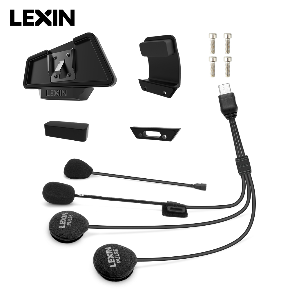 Noise Cancelling Headphone - LEXIN-MeshCom 메쉬 인터콤 40MM 헤드셋&클립, 업그레이드된