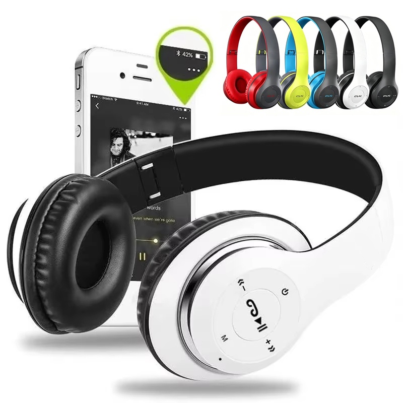 Bluetooth Headset On Ear - TWS 무선 블루투스 헤드폰 HiFi 스테레오