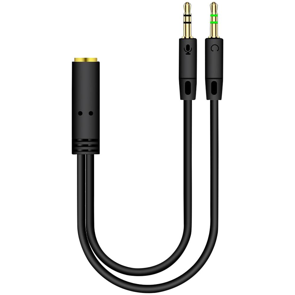Cable Extension 3.5 - 컴퓨터용 오디오 분배기 헤드폰 어댑터, 마이크
