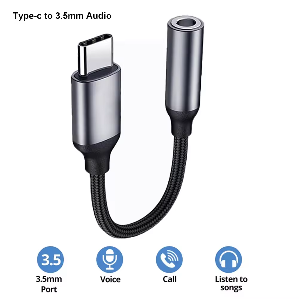 Audiophile Headphone Wired - USB C 3.5mm 오디오 어댑터 USB