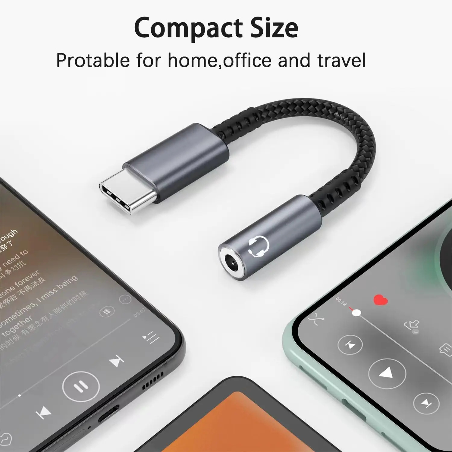 KEBIDU 타입 C-3.5mm 오디오 어댑터 유선 헤 - Audiophile Headphone Wired 리뷰 및 가격