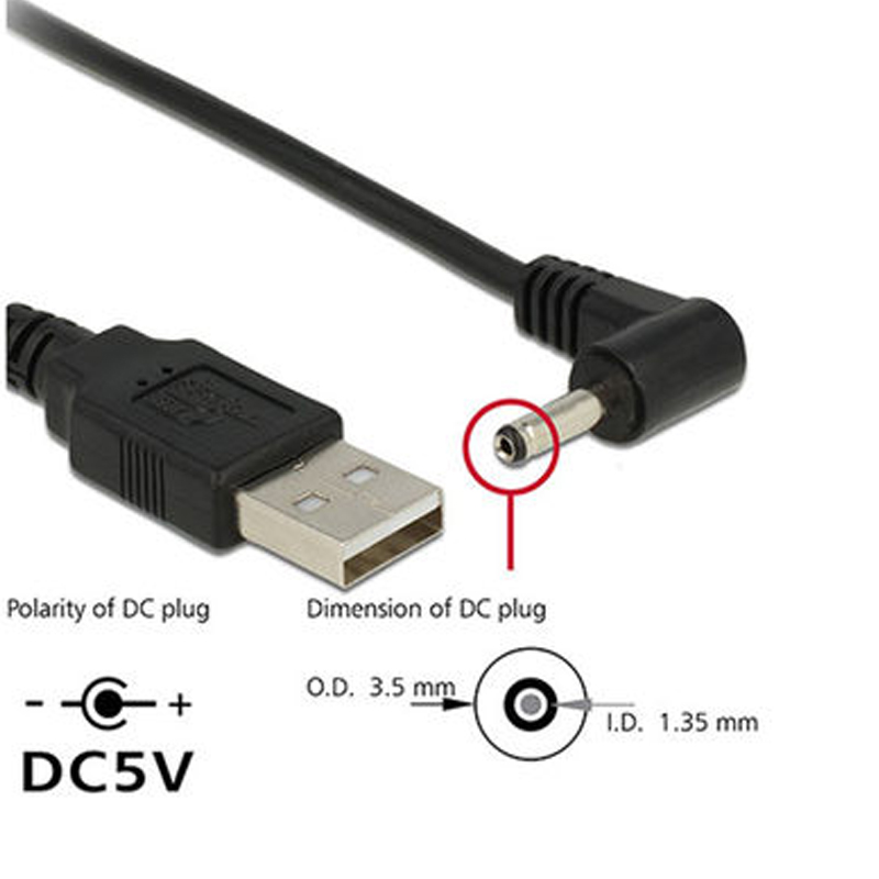 블랙 엘보우 90 USB 남성-남성 DC 전원 케이블  - Cable Extension 3.5 리뷰 및 가격