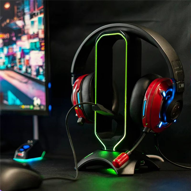 B27B RGB 게이밍 헤드폰 스탠드 오버이어 헤드셋  - Gaming Headset Rgb 리뷰 및 가격