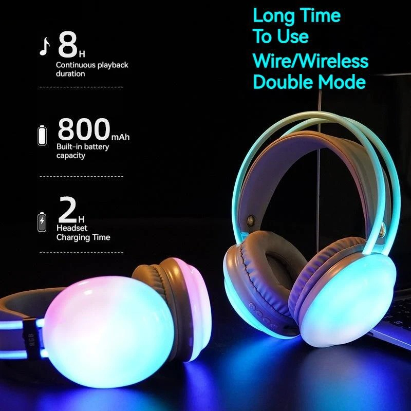 게이머 무선 블루투스 헤드폰 RGB 흐르는 다채로운 램 - Gaming Headset Rgb 리뷰 및 가격