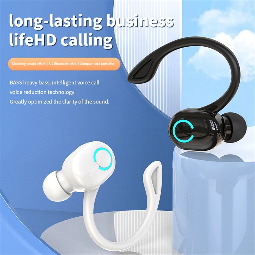 Bluetooth 5.2 무선 헤드셋 단일 귀고리 귀마 - Bluetooth Headset On Ear 리뷰 및 가격