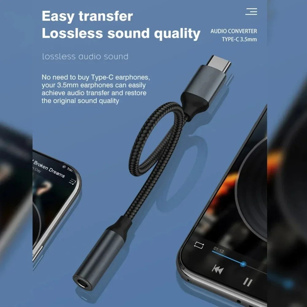 USB C 3.5mm 오디오 어댑터 USB 타입 C - - Audiophile Headphone Wired 리뷰 및 가격